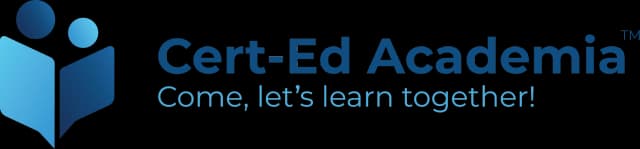 Cert-Ed Academia logo for online tuition classes